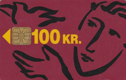 Denmark, DD 014, Woman With Pigeon, Only 1250 Issued, 2 Scans. - Dänemark