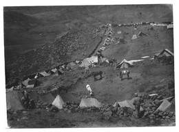 A SITUER BIVOUAC CAMP DE MILITAIRES - LES TENTES ET CHEVAUX - PHOTO  18*13 CM - Krieg, Militär