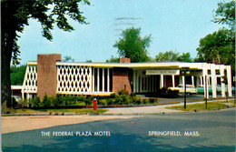 Massachusetts Springfield The Federal Plaza Motel 1961 - Springfield