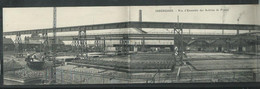 Pas De Calais. Isbergues, Carte Panoramique 3 Volets Vue Des Acieries - Isbergues