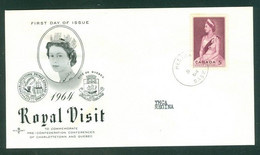 Visite Royale / Royal Visit; Timbre Scott # 433 Stamp; Pli Premier Jour / First Day Cover (6567) - Brieven En Documenten