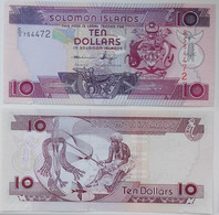 Solomon Islands 10 Dollars ND Woman Traditional NEW SIGN C/5 UNC - Salomons