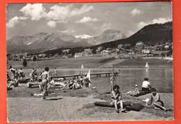 FBB-03 Crans-Montana La Plage De La Moubra Lac. TRES ANIME Photoglob   Grand Format Circulé - Crans-Montana