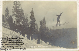 Norvege Holmenkollobet 1082 Saut A Ski Carte Photo 1904 - Noruega