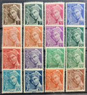 FRANCE 1938 - MNH/MLH/canceled - YT 404-416A - Complete Set! - Nuovi