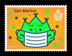 San Marino 2020 Mih. 2840 Fight Against COVID-19 Coronavirus. Institute For Social Security San Marino MNH ** - Unused Stamps
