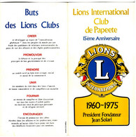 50301 - LION'S PAPEETE - Rotary Club