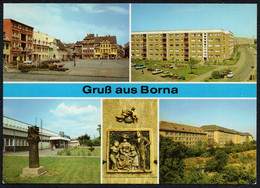 F2733 - TOP Borna Neubauten Kaufhalle - Bild Und Heimat Reichenbach - Borna