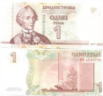 2013. Transnistria, 1 Rub. With New Securuty And Modification 2012, UNC - Moldavie