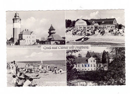 2433 GRÖMITZ - CISMAR, Leuchtturm Dahmeshöved, Jugendherberge Cismar, Lenste Strand, Strandhalle Grömitz - Groemitz