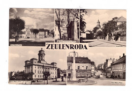 0-6570 ZEULENRODA, Karl-Marx-Platz, Südstrasse, Rosa-Luxemburg-Platz, 1963 - Zeulenroda