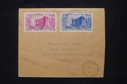 GUYANE - Révolution ( 2 Valeurs )  Sur Enveloppe En Recommandé De Cayenne Pour Cayenne En 1942 - L 103905 - Lettres & Documents