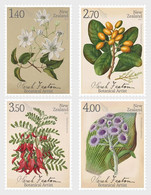 2021 NEW *** New Zealand 2021 Sarah Featon - Botanical Artist Set Of Mint MNH - Set Flora Flower Medicine (**) - Ongebruikt
