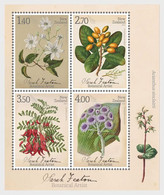 2021 NEW *** New Zealand 2021 Sarah Featon - Botanical Artist Set Of Mint Stamps - Set Flora Flower Medicine (**) - Ongebruikt