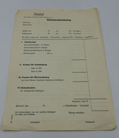 Nickel Klima- Und Lufttechnik, Betzdorf, Reisekostenbeleg, 60er Jahre - 1950 - ...