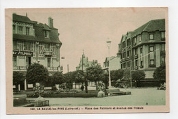 - CPA LA BAULE-LES-PINS (44) - Place Des Palmiers Et Avenue Des Tilleuls - Edition Chapeau 140 - - La Baule-Escoublac