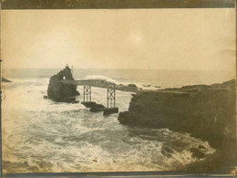 Biarritz * RARE Photo Ancienne Albuminée Circa 1895/1910 - Biarritz