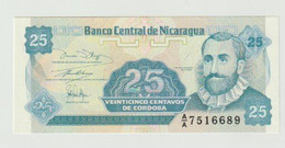 Banknote Banco Central De Nicaragua 25 Centavos 1991 UNC - Nicaragua