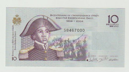 Banknote Bicentenaire De L'independance D'Haïti 10 Gourdes-goud 2016 UNC - Haïti