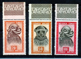 BELGISCH CONGO - OBP Nr 293/295 - Maskers - MNH** - Unused Stamps