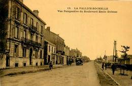 La Pallice Rochelle * Vue Perspective Du Boulevard émile Delmas * Autobus Autocar - La Rochelle