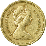Monnaie, Grande-Bretagne, Elizabeth II, Pound, 1984, TB+, Nickel-brass, KM:934 - 1 Pond