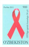 2011. Uzbekistan, Against AIDS, 1v, Min/t** - Ouzbékistan
