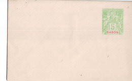 324   ENT Entier Postal  GABON  ENV - Covers & Documents