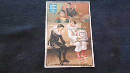 Carte De Visite Ancienne Publicitaire - Véritable Extrait De Viande Liebig - Visiting Cards