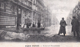 Carte-Postale  France Paris Inondation Bd Haussmann - Inondations