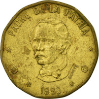 Billet, Dominican Republic, Peso, 1993, TTB, Laiton, KM:80.2 - Dominicaine