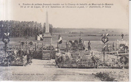 Bataille Maurupt Le Montois Tombes Des Soldats Francais Varte Postale Animee  1915 - Vitry-la-Ville