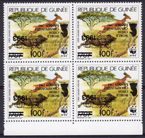 Guinea 1993, WWF Over. Black INVERTED, Chess Championship, Bangkok PhilExpo, Scout, 1val X4 - Oddities On Stamps