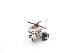 Vintage GALOOB Micro Machines Road Champs Rescue Helicopter - 1988 - VGC ( Mini Toy Cars ) - Matchbox
