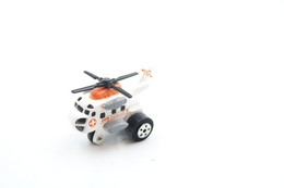 Vintage GALOOB Micro Machines Road Champs Rescue Helicopter - 1988 - VGC ( Mini Toy Cars ) - Matchbox