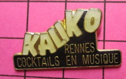 710b Pin's Pins / Beau Et Rare / THEME : BOISSONS / KALIKO RENNES COCKTAILS EN MUSIQUE - Boissons
