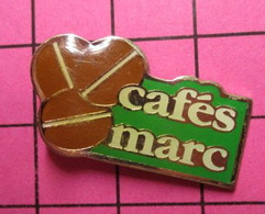 710b Pin's Pins / Beau Et Rare / THEME : BOISSONS / CAFES MARC Inventeurs Du Fameux "marc De Café" - Boissons