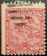 1914 Cuba Map 2c Used Stamp - Used Stamps