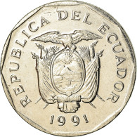 Monnaie, Équateur, 10 Sucres, Diez, 1991, TTB, Nickel Clad Steel, KM:92.2 - Equateur