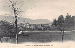 Delémont Souvenir Du 19 Novembre 1905 - Cinéma - 1e Représentation Cinématographique à L'Hôtel Delémont - Delémont