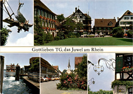 Gottlieben TG, Das Juwel Am Rhein - 5 Bilder (961) * 26. 3. 1990 - Gottlieben