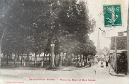 Neuillé Pont Pierre - La Place Du Mail - La Rue Basse - Villageois - Neuillé-Pont-Pierre