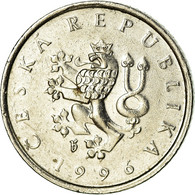 Monnaie, République Tchèque, Koruna, 1996, TTB, Nickel Plated Steel, KM:7 - Czech Republic