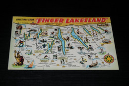 31059-                      USA NEW YORK, FINGER LAKESLAND / MAP - Maps