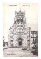 CPA 80 SOMME Saint Riquier Eglise De Saint Riquier Eglise Abbatiale Unused - Saint Riquier