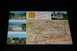 31070-                   FRANCE, LA PROVENCE ROMAINE / MAP  PLAN - Cartes Géographiques
