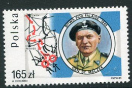 POLAND 1989 Battle Of Falaise MNH / **.  Michel 3213 - Unused Stamps