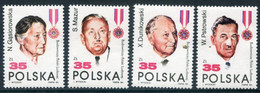 POLAND 1989 Orders Of The People's Republic MNH / **.  Michel 3207-10 - Nuevos