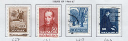 1965/1966 -  DANIMARCA - DENMARK - Mi. Nr. 437X2+44135x2+443+444 - LH/USED -  (Z0304..38) - Altri & Non Classificati