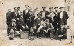 Carte Photo Groupe Boulistes Jeu De Boules A Situer  Petanque - Petanca